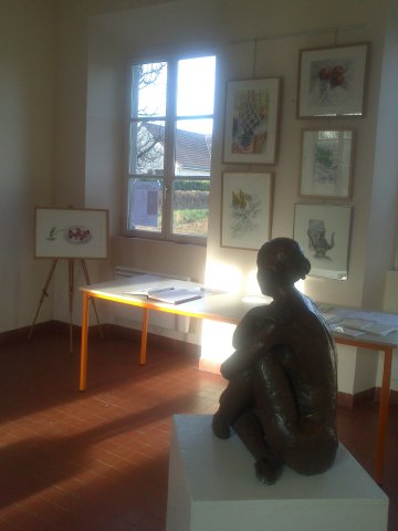 Viviane Guybet, sculpture et dessin